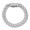 Iced Out Kubanische Kette aus Edelstahl mit 5A Zirkon 