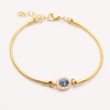 Armband aus Edelstahl mit Mikroeinsatz und 5A-Zirkon